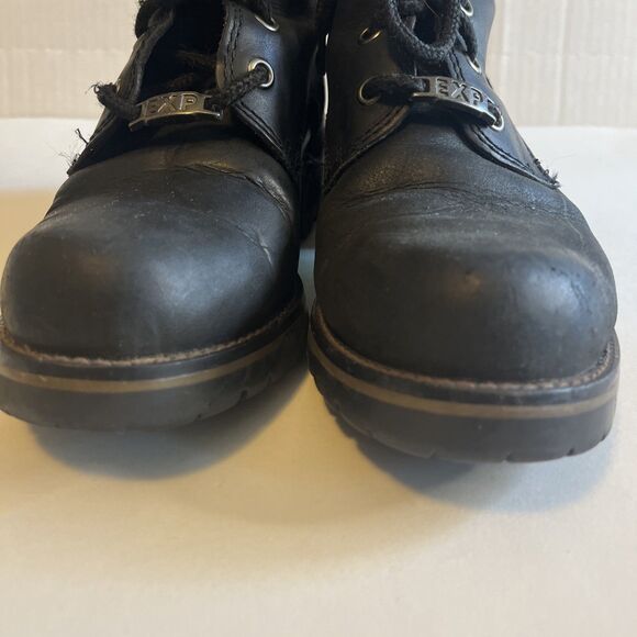 Compagnie Internationale Express Boots Women’s 7M Black Alpine Leather 90’s Rare - Picture 4 of 14